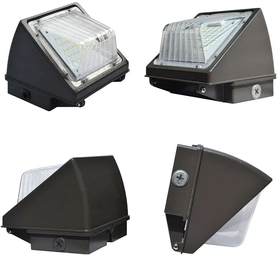 LED Wall Pack - 90W Outdoor Security Lights - 400-600W HPS/HID Replacement - Commercial 5000K 12600 Lumens IP65 Waterproof and Outdoor Rated DLC & ETL Listed