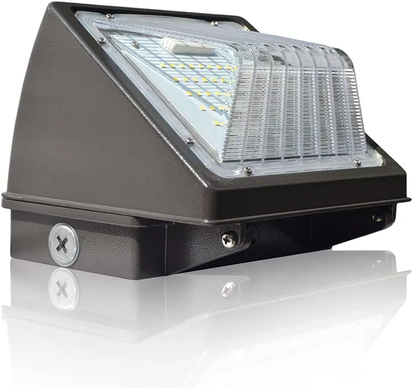 LED Wall Pack - 90W Outdoor Security Lights - 400-600W HPS/HID Replacement - Commercial 5000K 12600 Lumens IP65 Waterproof and Outdoor Rated DLC & ETL Listed
