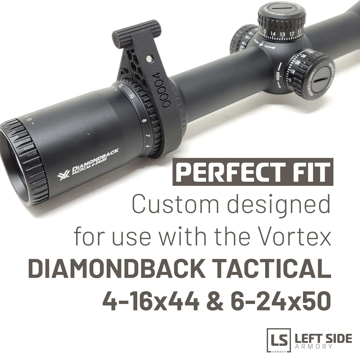 Left Side Custom Fit Scope Throw Lever for Vortex Optics