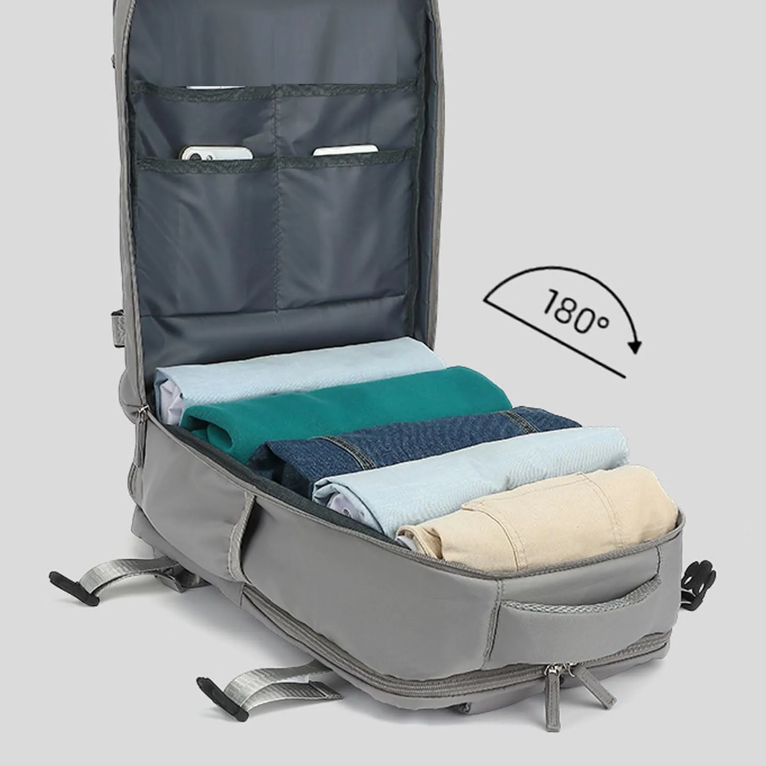 Levettevac Backpack, Large Capacity Bag, Backpack for Adults, Independent Compartment (Purple)
