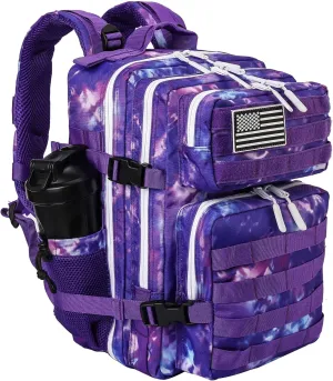 LHI Tactical Military Backpack for Men and Women 25L/35L Army Assault Pack Bag Small Rucksack with Bottle Holder