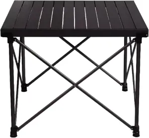 Liftable Camping Table Aluminum Alloy Picnic Table Ultralight Folding Camping Table Roll Up Table Top Multi-Purpose for Camp