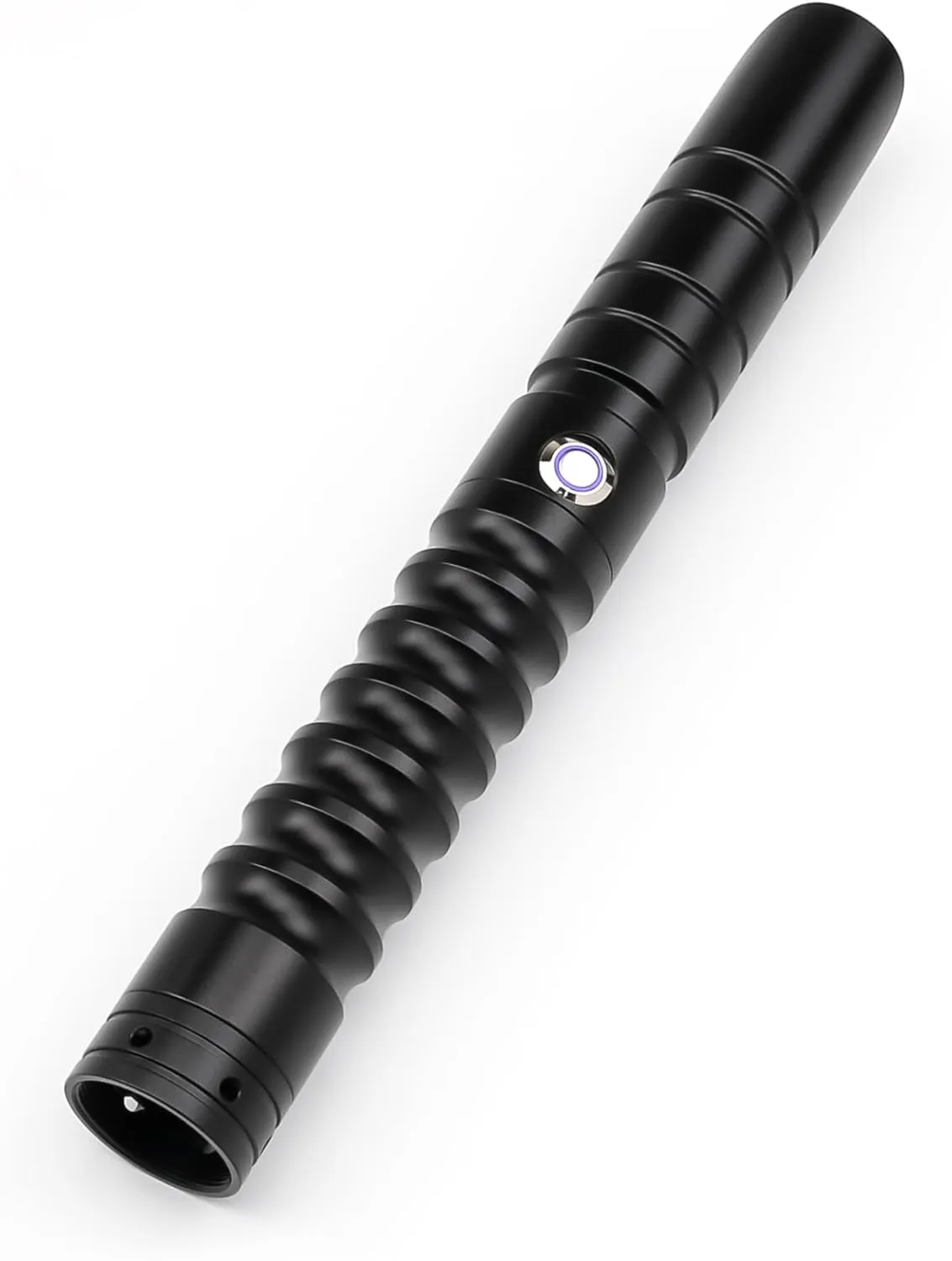 Light Saber RGB 12 Colors to Change, Heavy Dueling Light UP Saber for Adult and Kids,Force FX 16 Sound Fonts,Halloween Christmas Birthday Party Gifts,E01 Black (Including Wrapping Tape)
