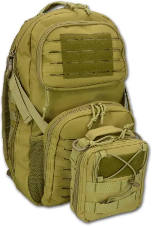 Lightning X Tactical Medic Backpack   IFAK Pouch Combo - Laser Cut MOLLE