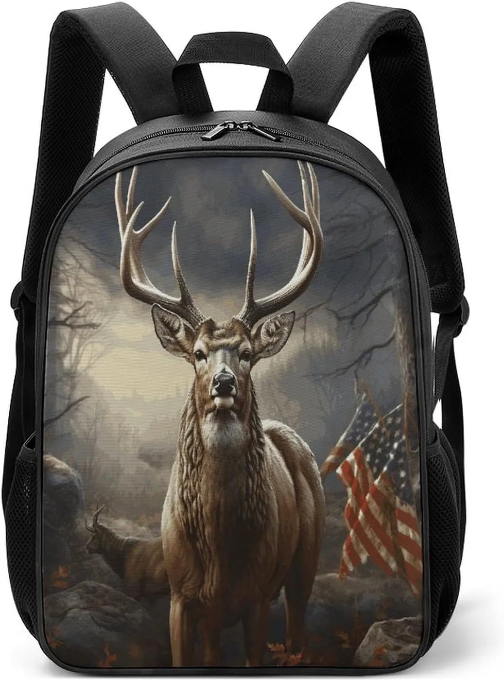 Lightweight Backpacks Cute Travel Bag Durable Deer Hunting Season Printing Small Travel Backpack For Women & Men