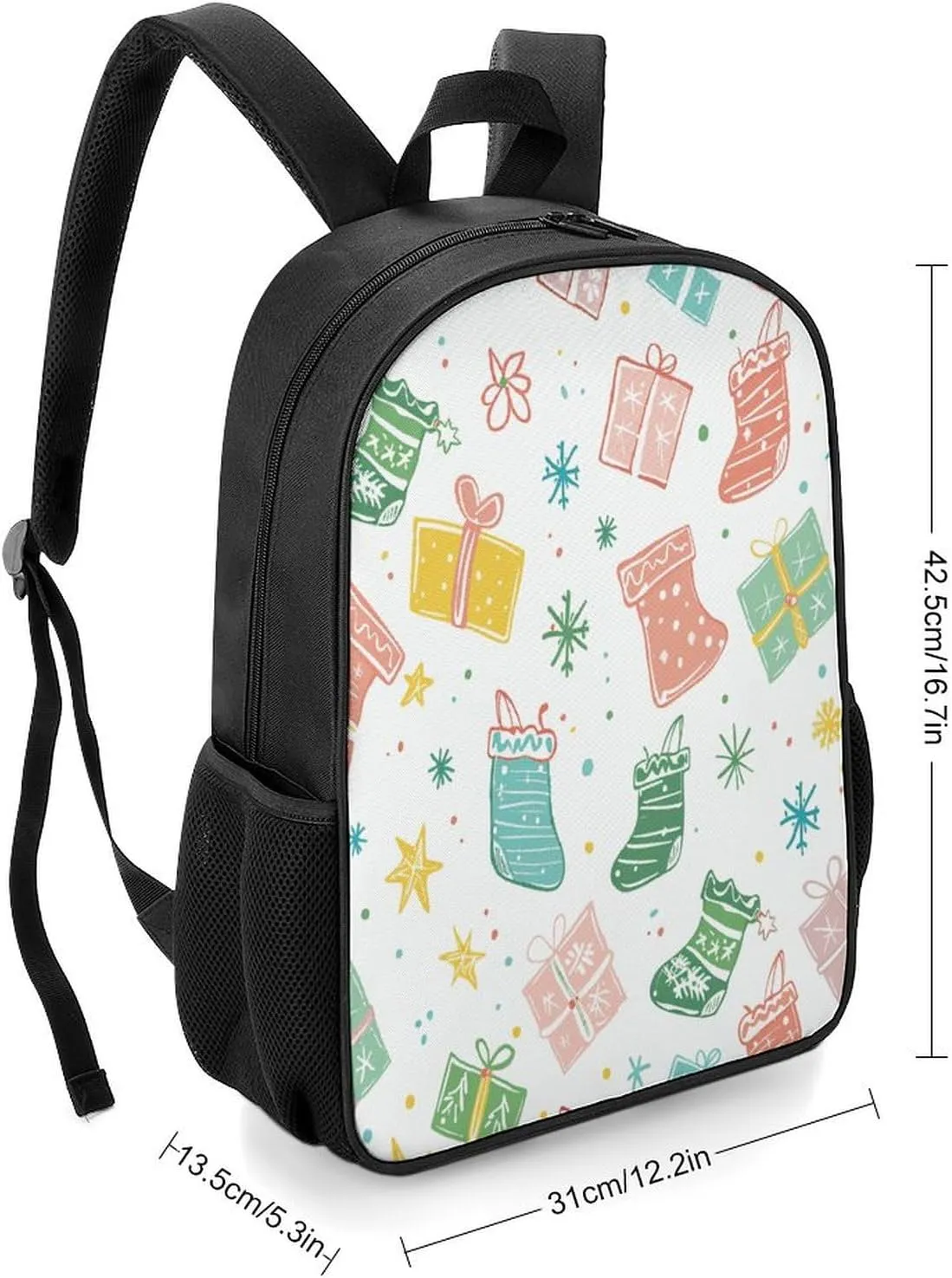 Lightweight Backpacks Cute Travel Bag Durable Gifts And Socks Printing Small Travel Backpack For Women & Men