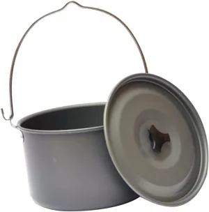 Lightweight Camping Pot for People Portable Outdoor Cooking Cookware Picnic Supply with Ergonomic Handle Durable Design for Quick Meals and Boiled Water