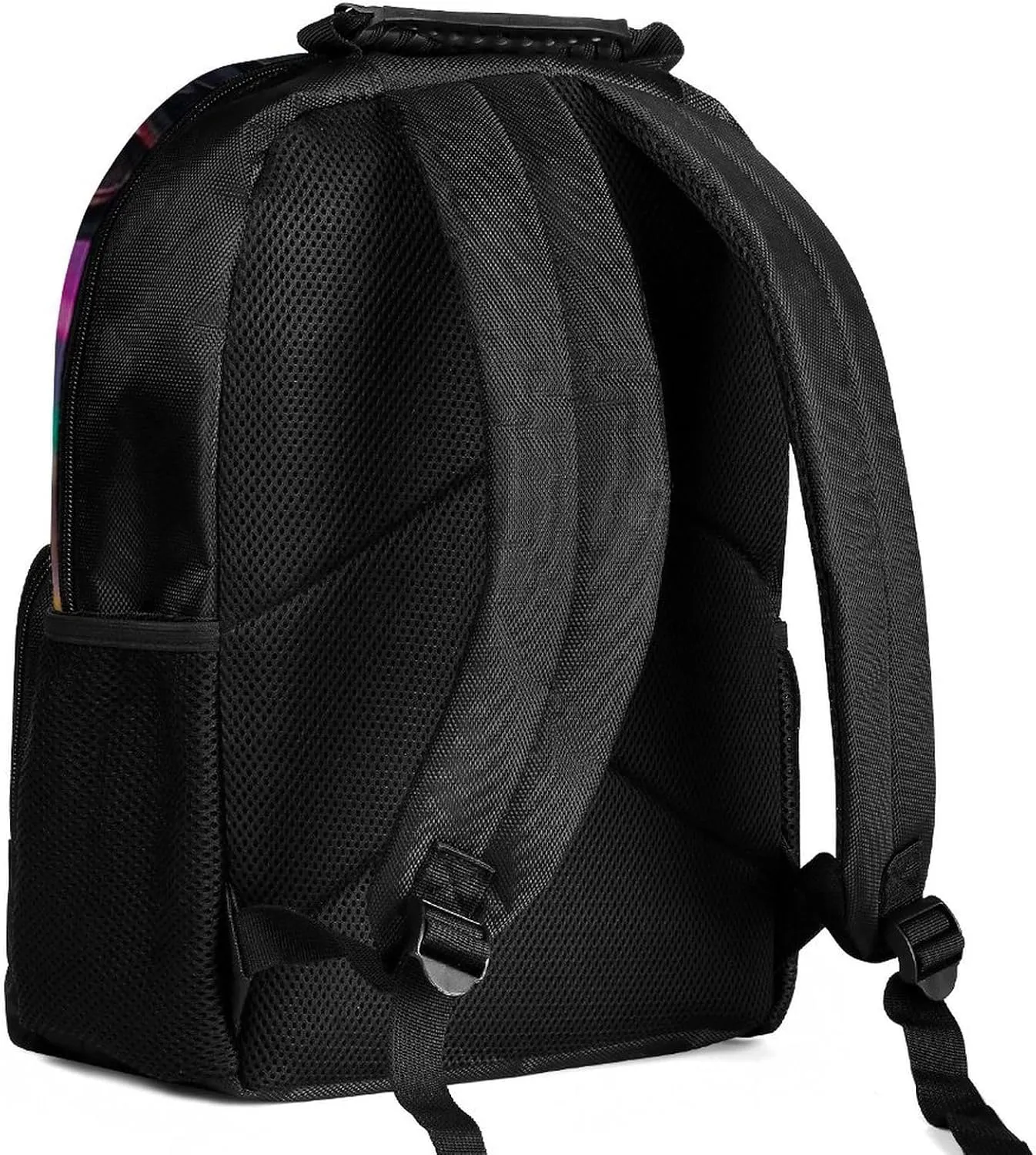 Lightweight Daypack Bookbag for Trekking Business Walking Cycling - Big Capacity Anti-Theft Multipurpose Carry On Bag, Greek Goddess Woman Medusa Women Snake Psychedelic Art Business Computer Bag
