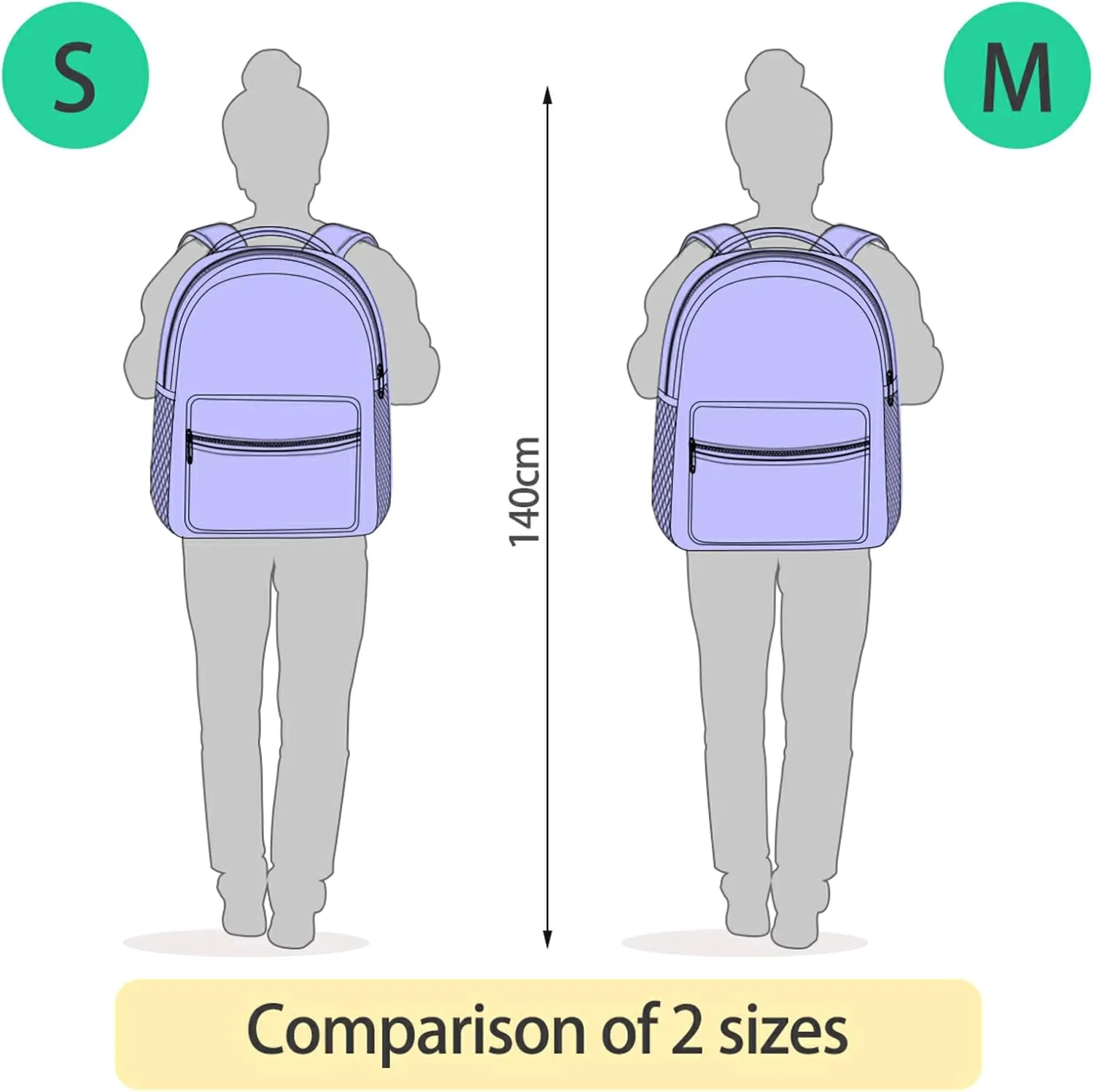 Lightweight Unisex Child Backpack, Eiffel Tower Paris Large Capacity Bookbag with Side Pocket Name Brand Slots, Fits Laptops up to 15.6 Inches for Students Travelers and Outdoor Enthusiasts