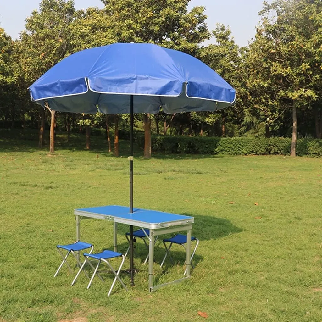 LJYT Portable Outdoor Picnic Folding Table with Adjustable Height,Portable Camping Side Tables with Aluminum Legs for Outdoor, Picnic, Cooking, Beach, Hiking, Fishing