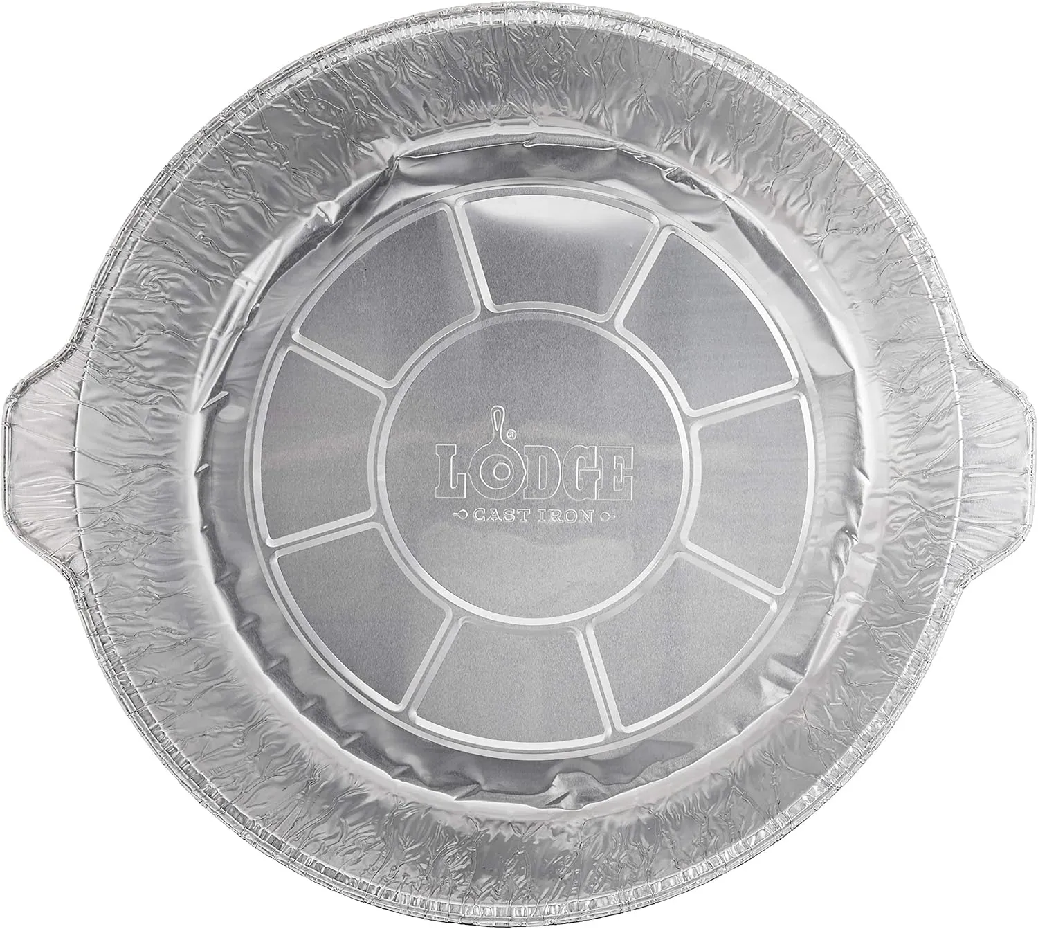 Lodge A12F12 12-Inch Aluminum Foil Dutch Oven Liners, 12-Pack, Silver