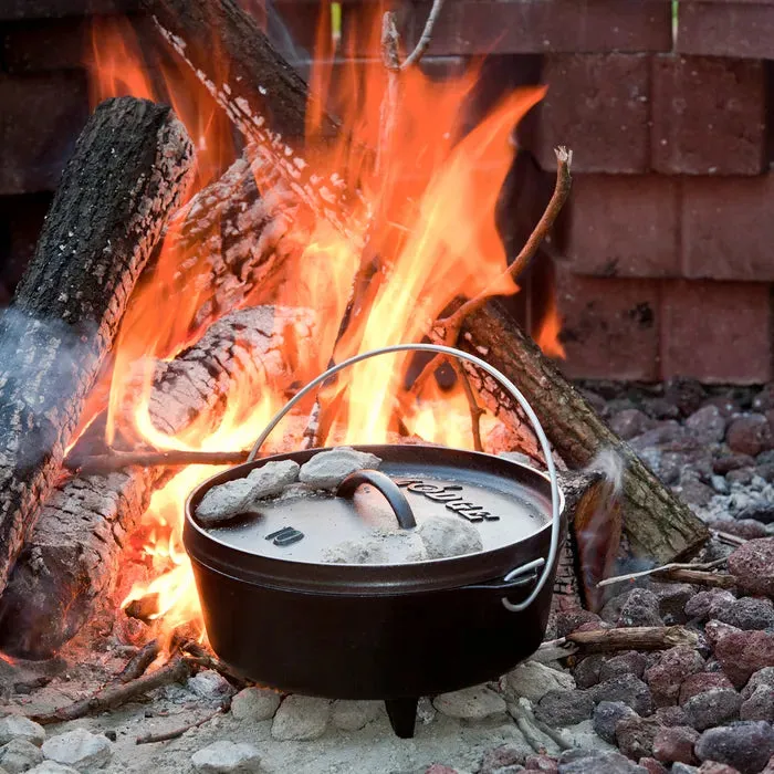 Lodge Camp Cast Iron Dutch Oven 3.7L/25cm