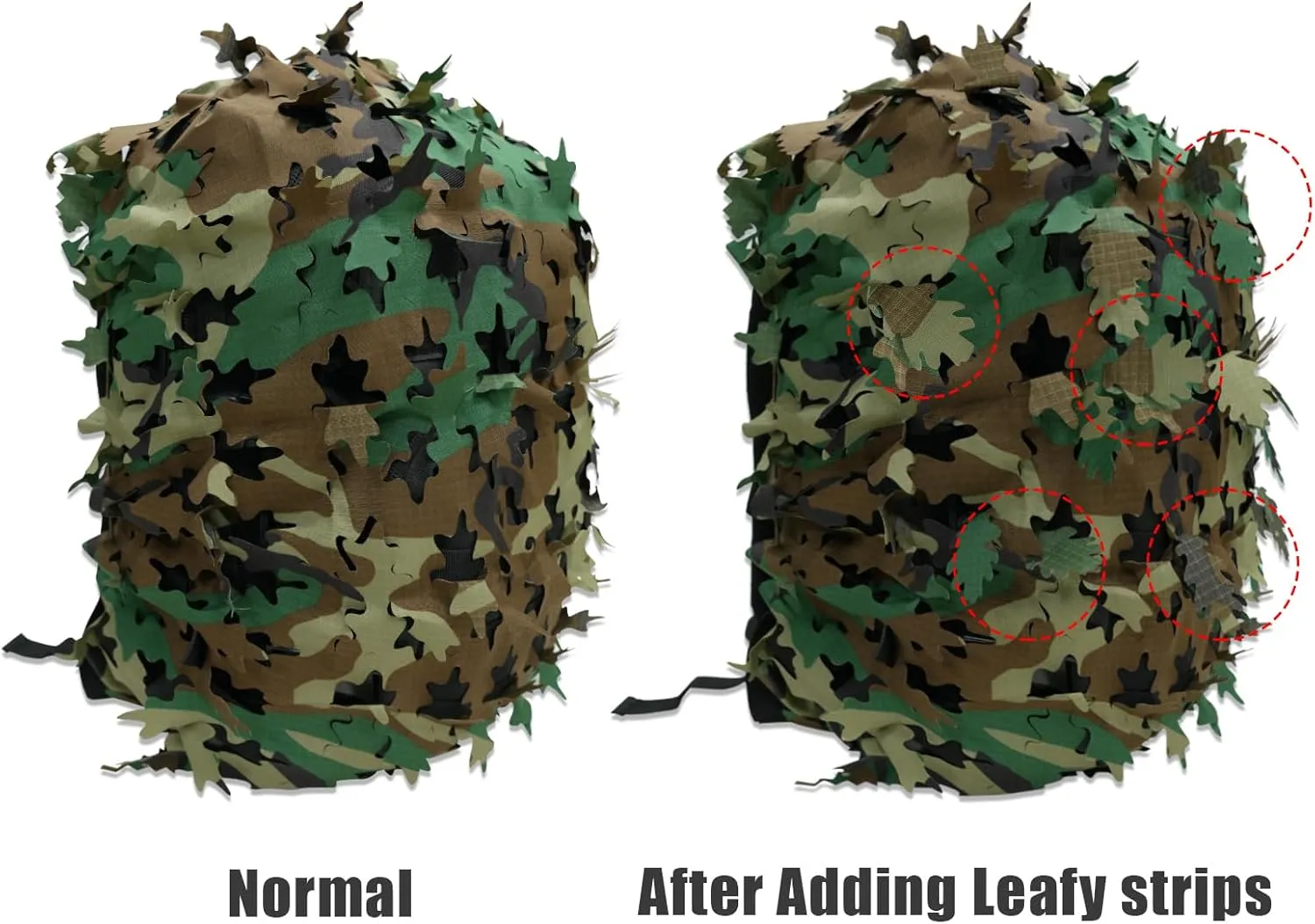LOOGU Tactical Backpack Cover, Breathable Mesh Camo Camouflage Pack Cover Great for Tactical Military Gear Combat (Backpack Not Included)