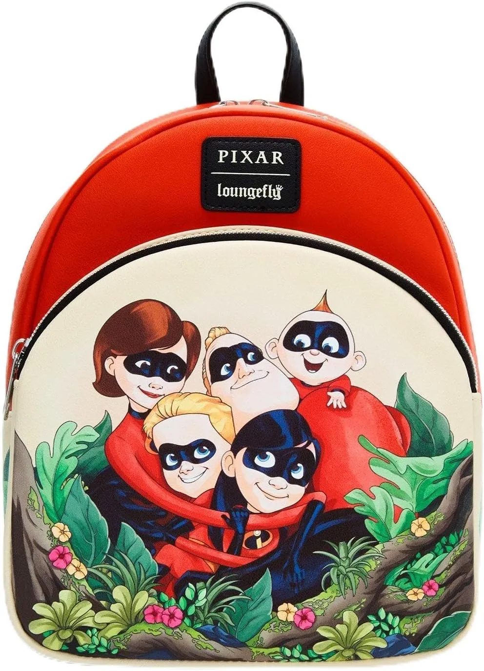 Loungefly Disney Pixar The Incredibles Family Mini Backpack BLACK NONE