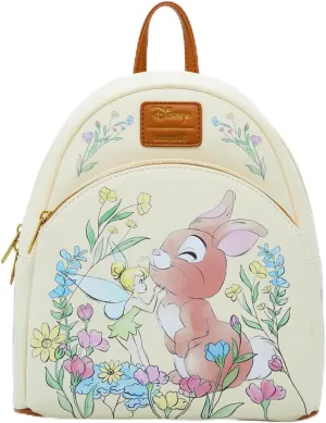 Loungefly Disney Tinker Bell & Bunny Mini Backpack BROWN NONE