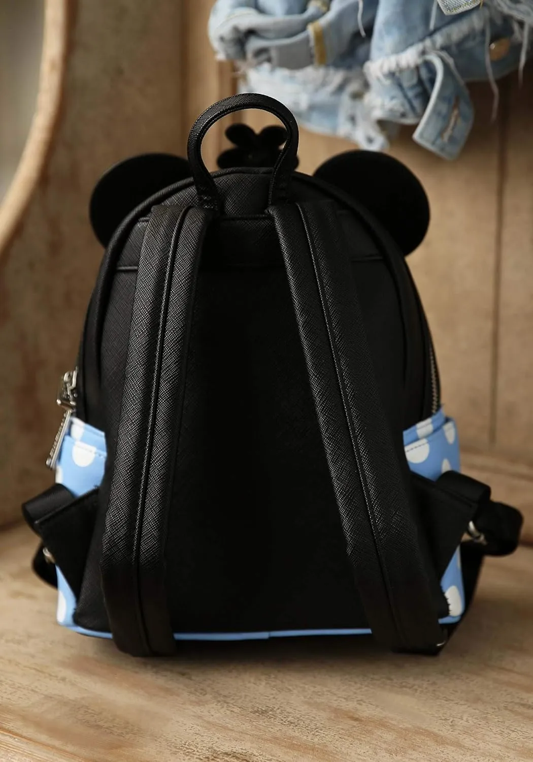 Loungefly Women's Backpack, Minnie Mouse Retro Polka Dot, Medium
