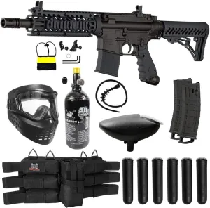 Maddog Tippmann TMC MAGFED Titanium Paintball Gun Starter Package