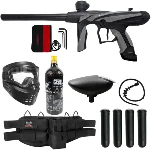 Maddog Tippmann Vantage Semi-Automatic .68 Caliber Silver Paintball Gun Marker Starter Package