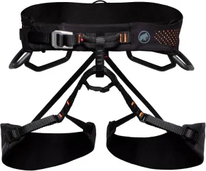 Mammut Comfort Fast Adjust Climbing Harness - Men's Black/Safety Orange X-Large