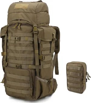 Mardingtop 70L Hiking Backpack  Molle Tactical Utility Pouch