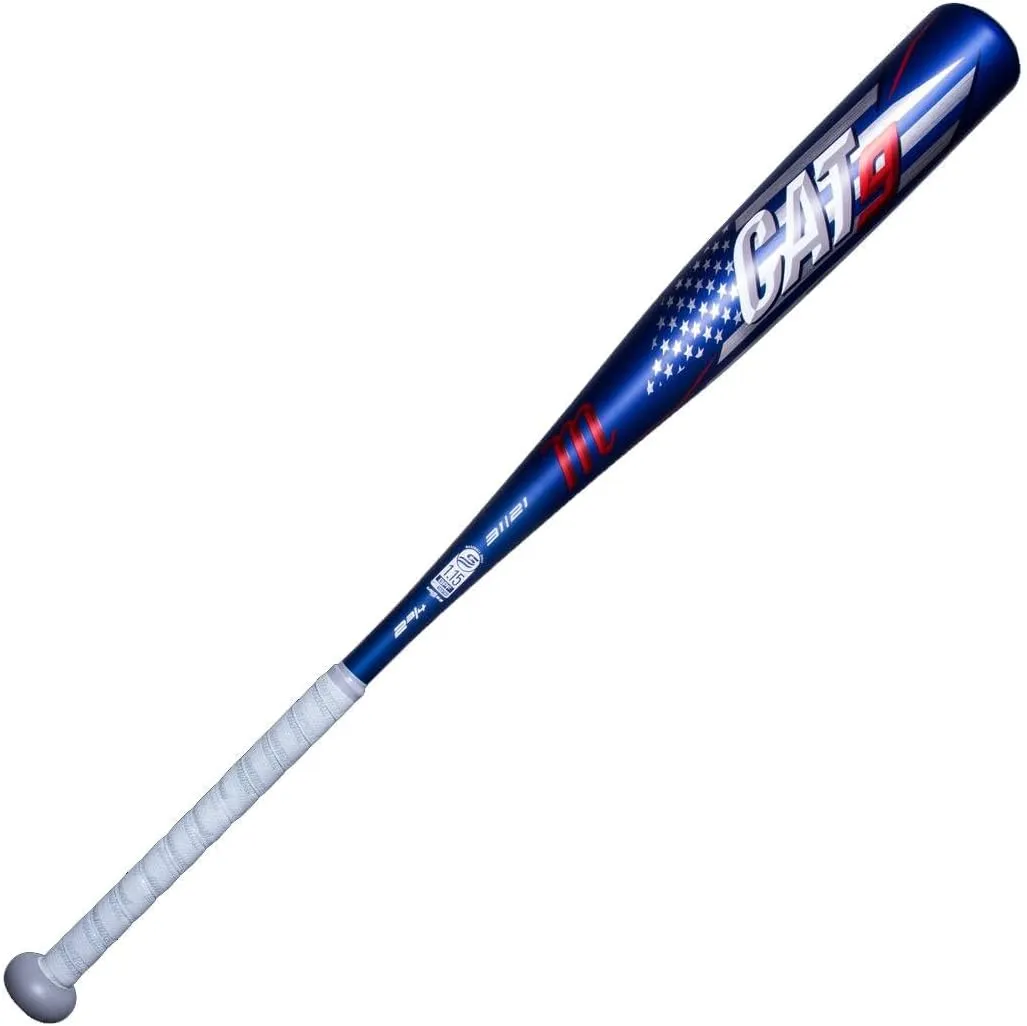 Marucci CAT9 Pastime USSSA Senior League Metal Baseball Bat, 2 3/4" Barrel