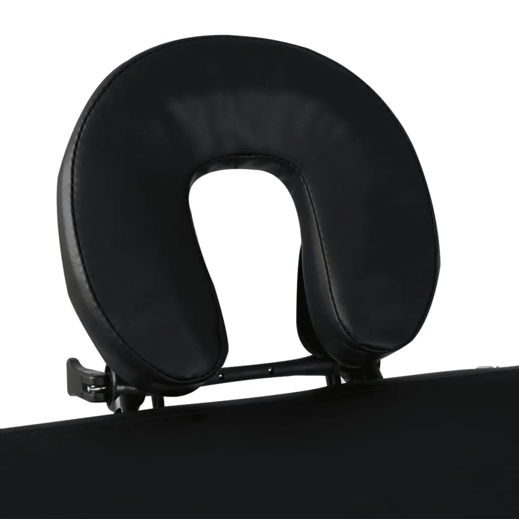 Massage Table with Wooden Frame Portable Salon Therapy Table 4 Zones