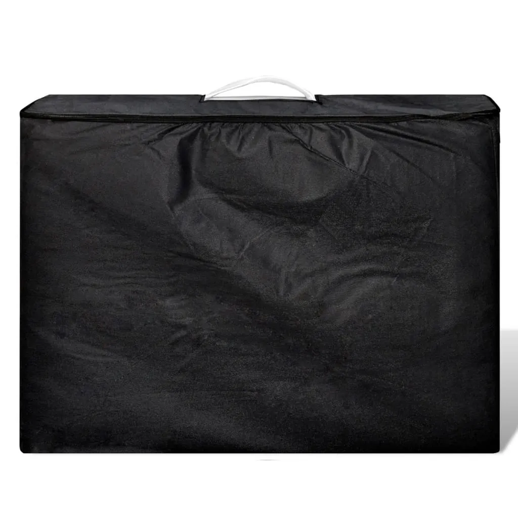 Massage Table with Wooden Frame Portable Salon Therapy Table 4 Zones