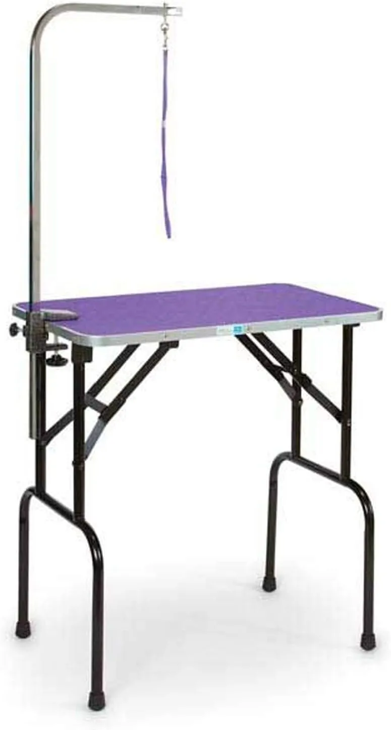 Master Equipment Grooming Table w/36In Grooming Arm, 36x24In Purple