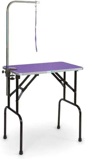 Master Equipment Grooming Table w/36In Grooming Arm, 36x24In Purple