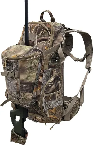 MDSTOP Hunting Backpack With Bow and Rifle Holder, Large Capacity Daypack for Camping and Hiking