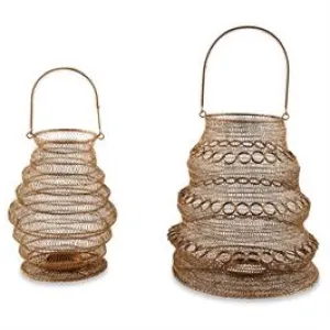 MED METAL COLLAPSIBLE LANTERN