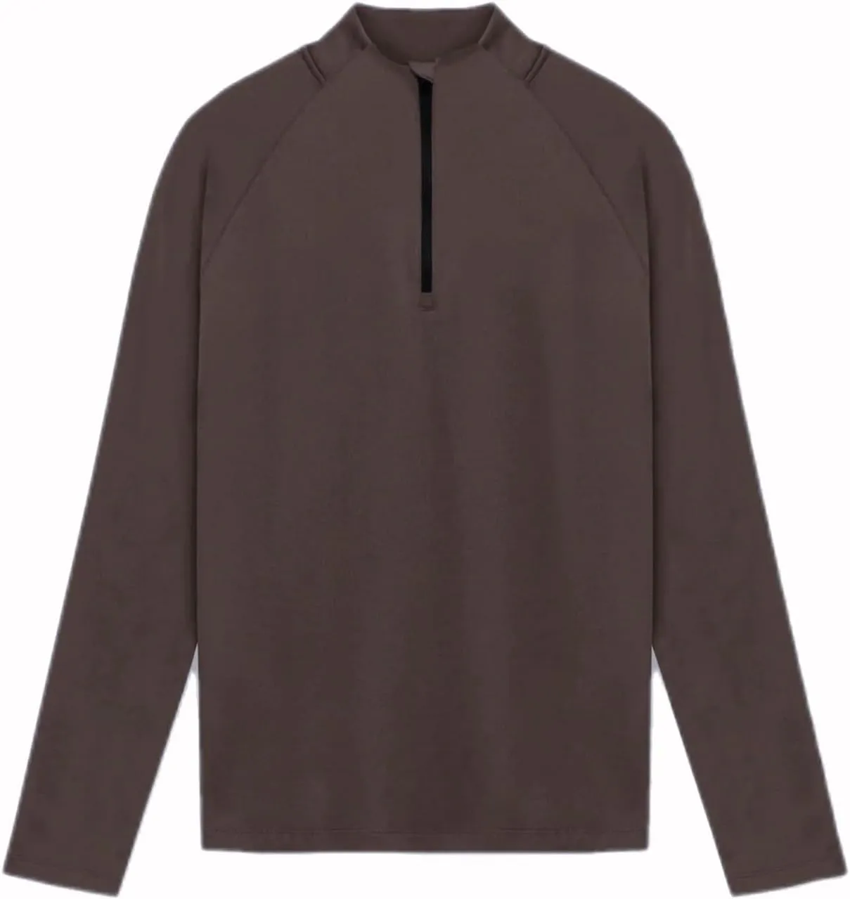 Men Rash Guard Shirt UPF 50 Sun Protection Fishing Long Sleeve Shirt Swim Mock Turtleneck Pullover for Hiking Running