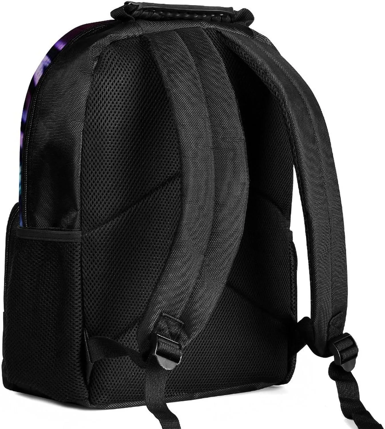 Men Women Lightweight Mystic Fantasy Galaxy Sky Fantasy Tiger Wild Animals Boho Style Daypack Bookbag Big Capacity Carry On Bag With Side Pockets for Camping Travel Bicycle