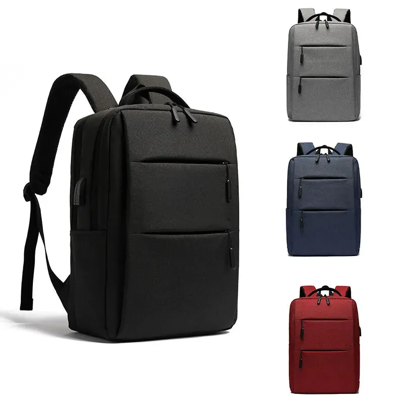 Men's Casual Business Computer Backpack with USB Port