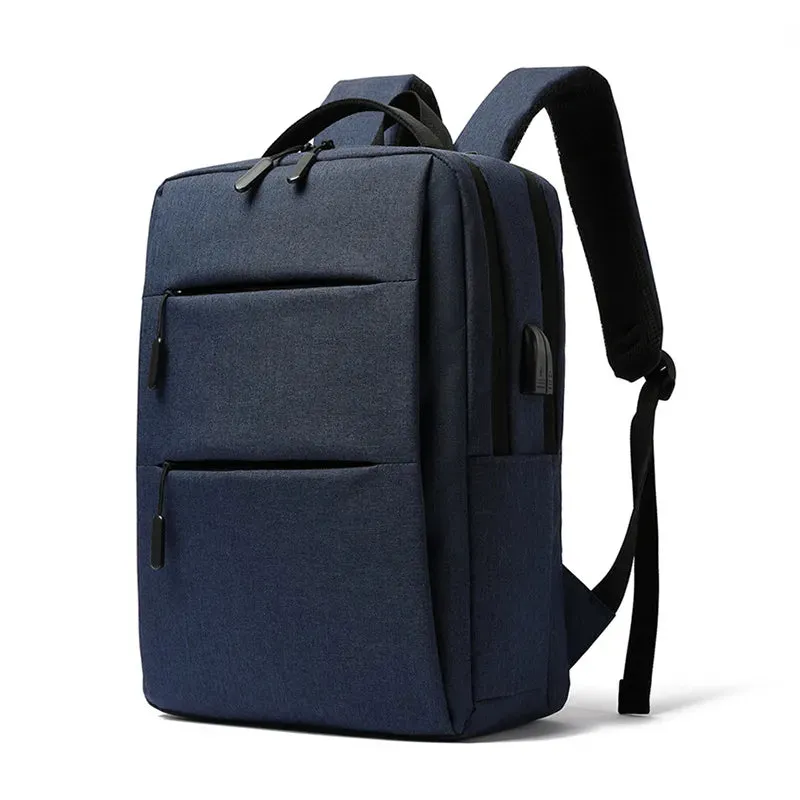 Men's Casual Business Computer Backpack with USB Port