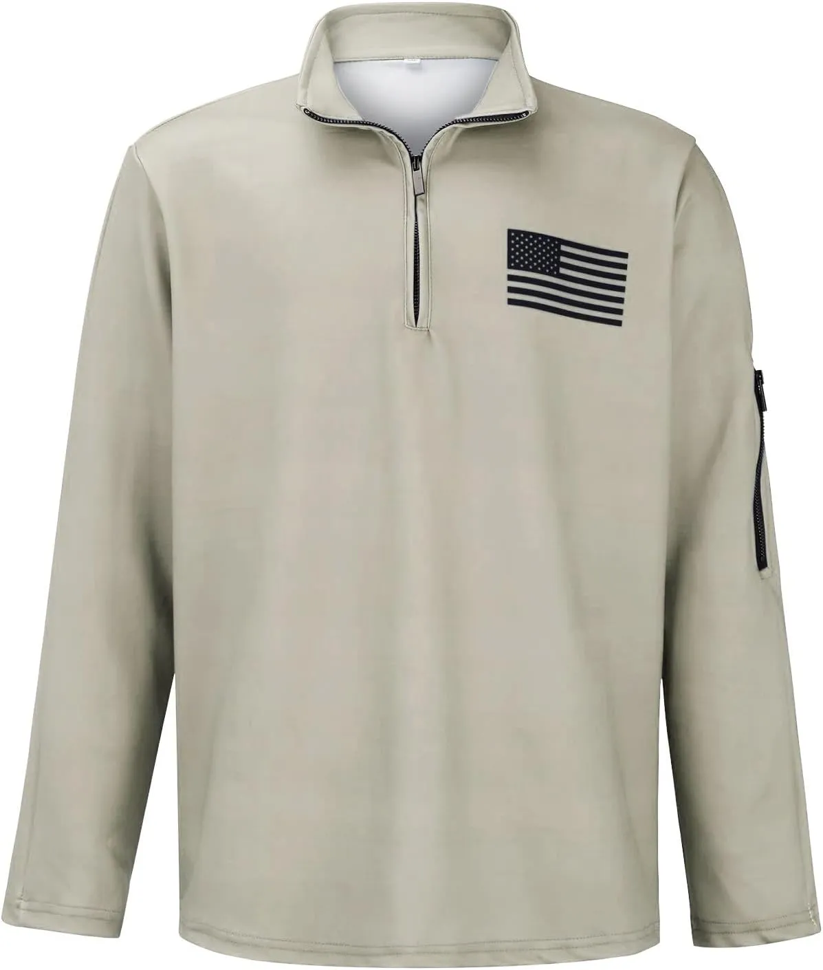 Mens Clothes Simple Camouflage Pocket Cardigan Zipper Sweater Jacket Heavyweight Hoodie Mens Zip Up Hoodie Black