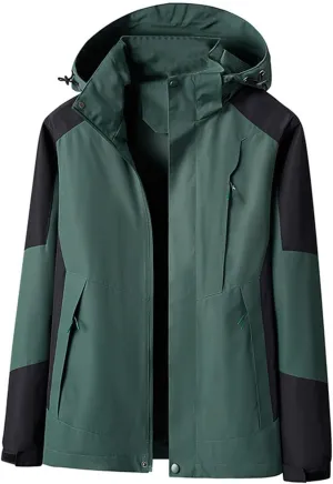 Mens Lightweight Softshell Jacket Hooded Windproof Resistant Rain Jackets Tops Hiking Climbing Windbreaker Golf Coat