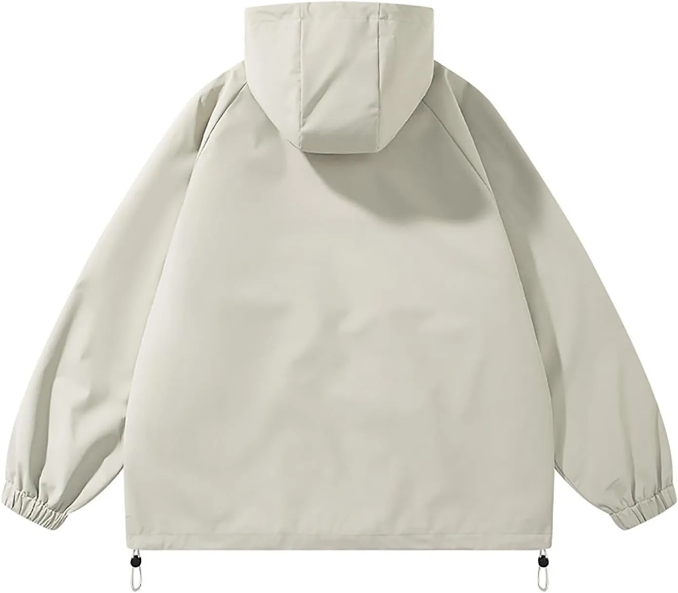 Men's Rain Jacket Waterproof Hooded Lightweight Breathable Active Outdoor Raincoat for Outdoor Cycling Hiking Running