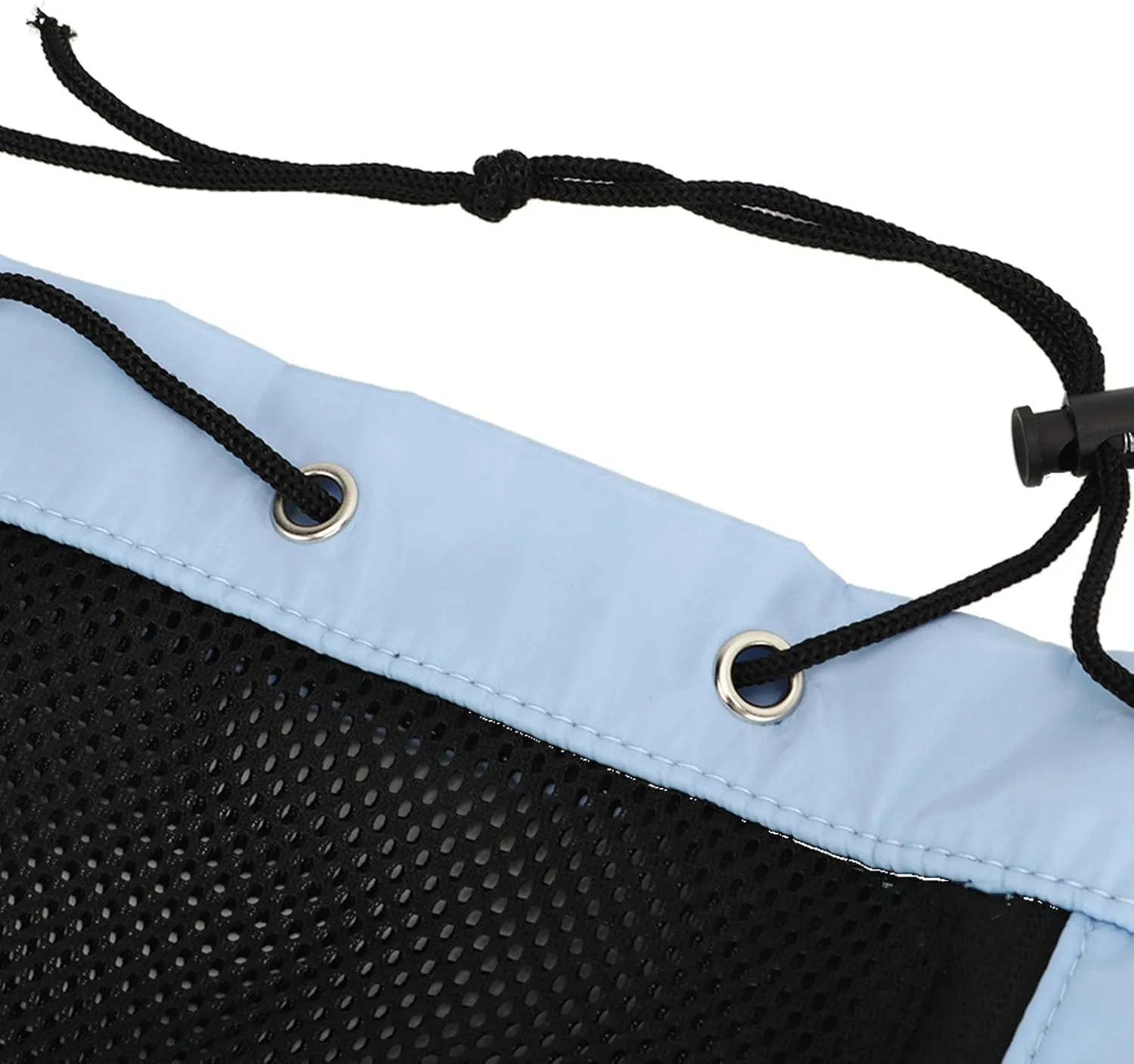 Mesh Beach Backpack,Adjustable Shoulder Strap Lightweight Breathable Mesh PVC Swim Gym Duffle Dry Wet Separation Sports Tote Travel Equipment Organizer (Blue)