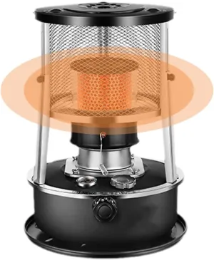 Metal Kerosene Wick Heater Non Electric Camping Space Kerosene Stove Burner Adjustable Firepower Refined Gas Stove, for Outdoor Camping Camp Tent Hunting Garage Boiling