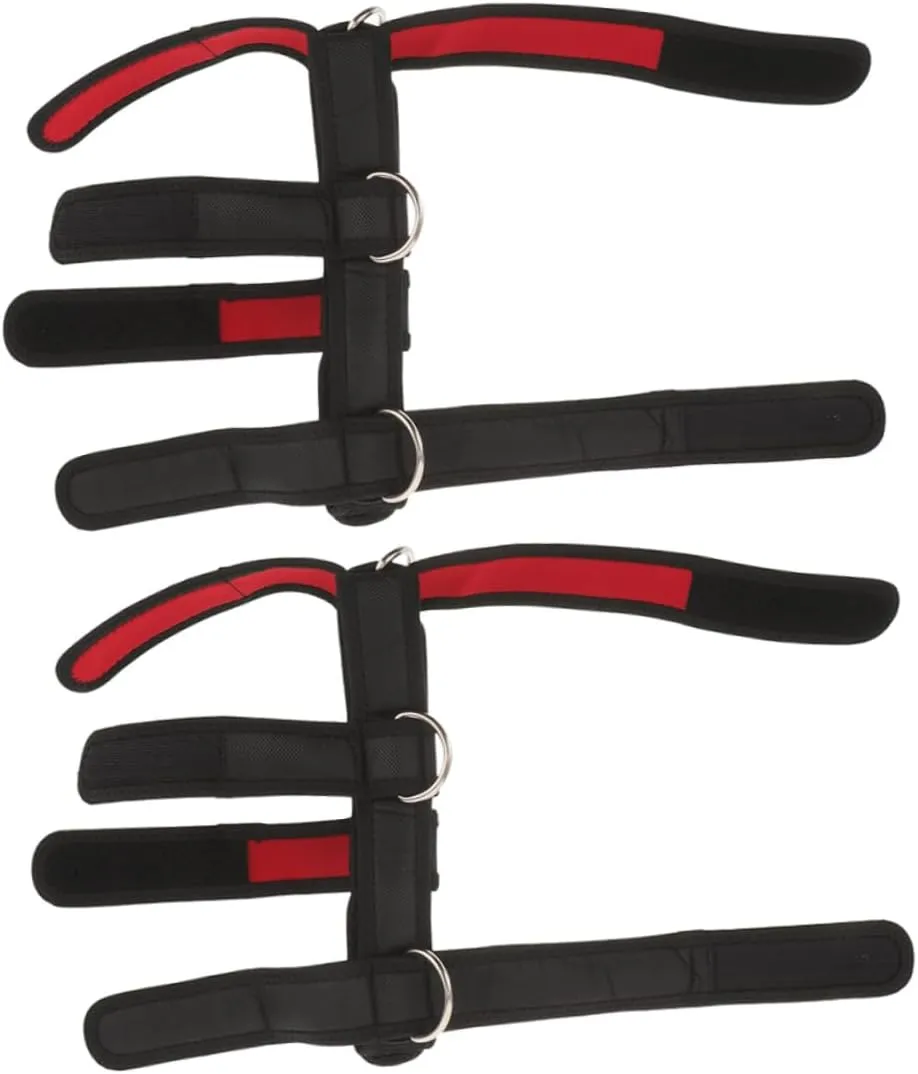 Milisten Neck and Head Trainer Set Padded Weight Lifting Harness Neck Builder Shoulder Training for Stability