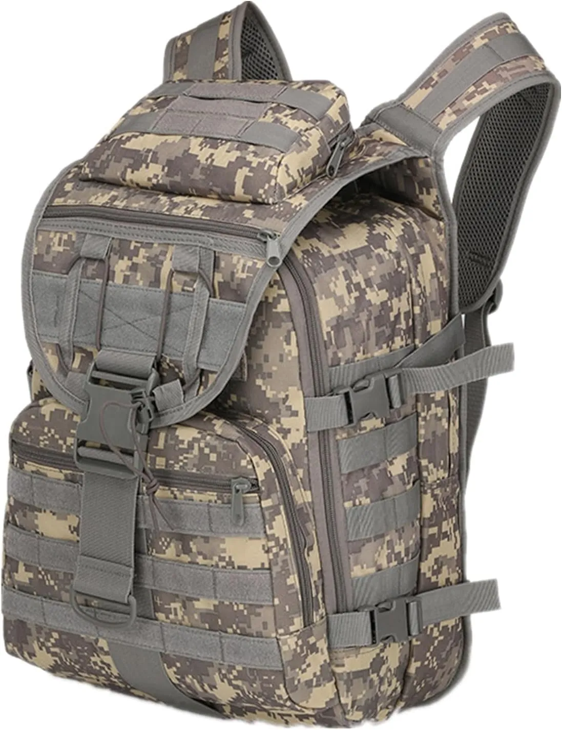 Military Tactical Backpack for Men Women 35L, Hiking Trekking Rucksack Molle Bag for Traveling Mountain Hunting