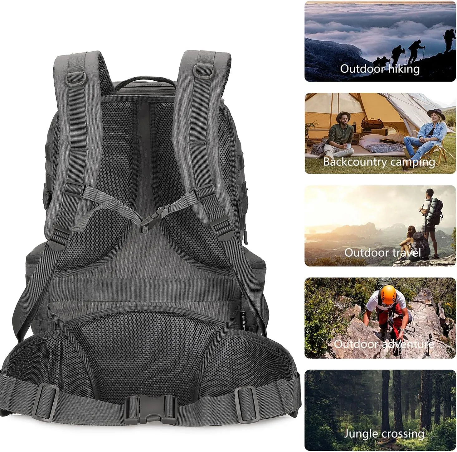 Military Tactical Backpack Waterproof Outdoor Hunting Backpack Large Capacity Hunting Day Pack