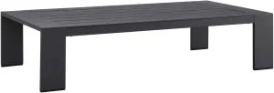 Modway Tahoe Aluminum Outdoor Patio Coffee Table in Gray