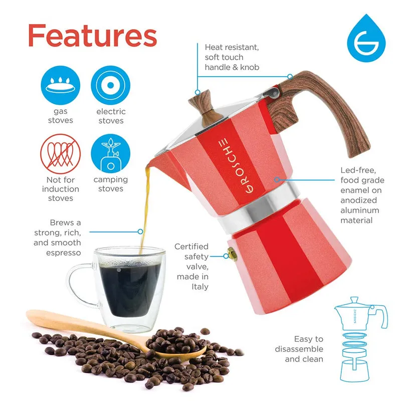 Moka Pot 3 Cups Milano