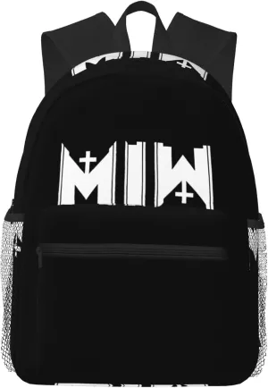 Motionless Rock In White Casual Backpack Large Lightweight Travel Bag Classic Laptop Daypack for Men Women Backpack