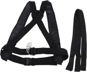 Multi-function Harness Tire Pulling Band Comfortable Padded Drag Harness for Workout Sled Push Pull