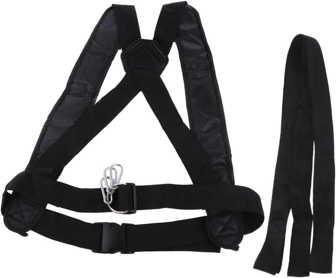 Multi-function Harness Tire Pulling Band Comfortable Padded Drag Harness for Workout Sled Push Pull