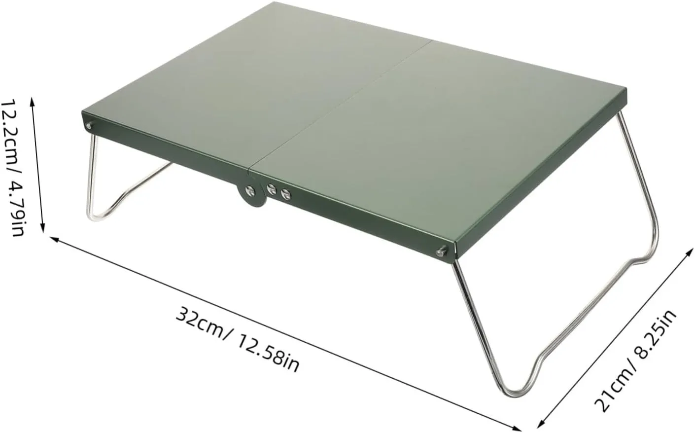 Multipurpose Camping Table Portable Stainless Steel Folding Outdoor Grill Compact for Camping