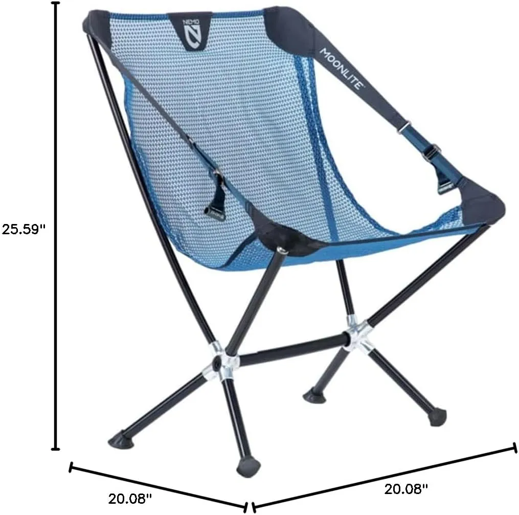 NEMO Equipment Moonlite Reclining Camp Chair - One Size - Blue Horizon